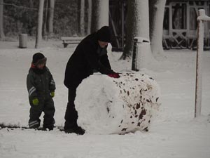 Generationen im Schnee