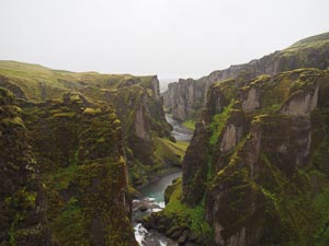 zerklüfteter Flusslauf